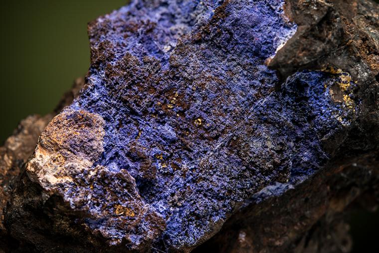 PHOSPHOSIDERITE on LITHIOPHILITE with STEWARTITE