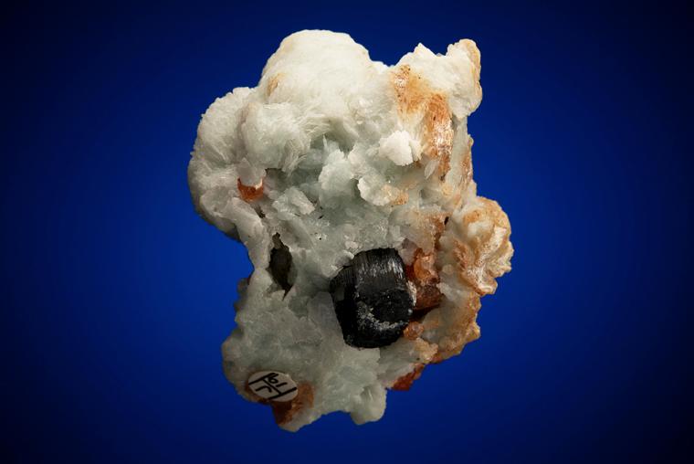 SPESSARTINE with SCHORL & ALBITE var. Cleavelandite