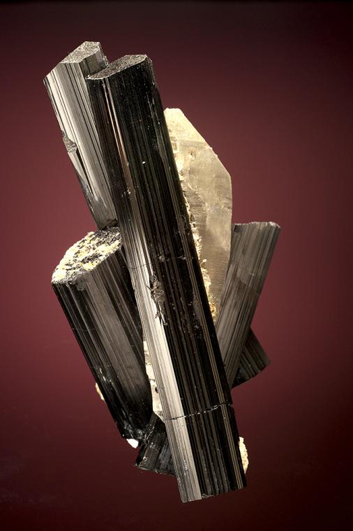 SCHORL with QUARTZ and MUSCOVITE