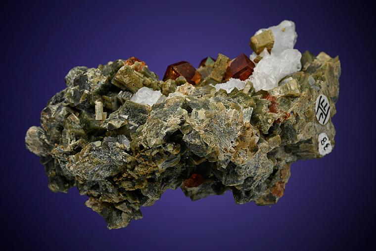 GROSSULAR on DIOPSIDE