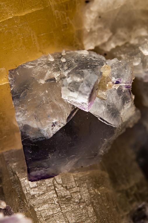 WITHERITE with FLUORITE