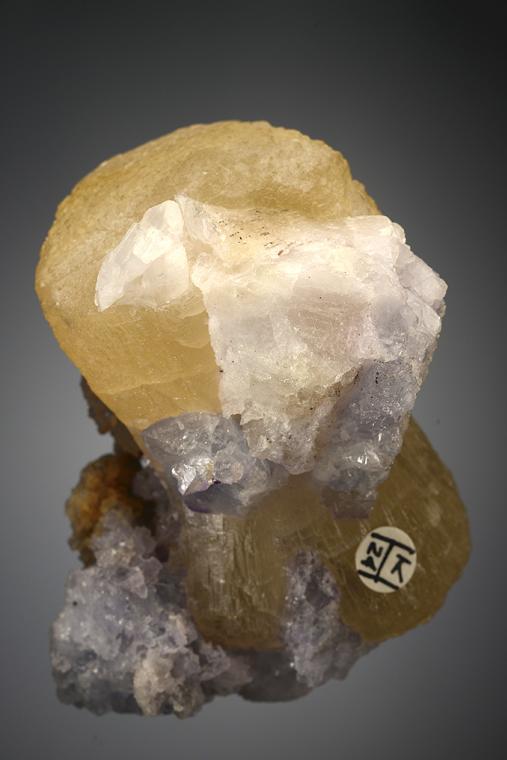 WITHERITE with FLUORITE