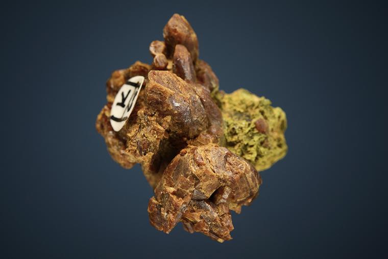 PARISITE-(Ce) with ANNABERGITE after GERSDORFFITE