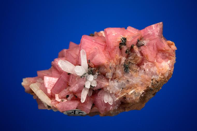 RHODOCHROSITE with QUARTZ and BARITE