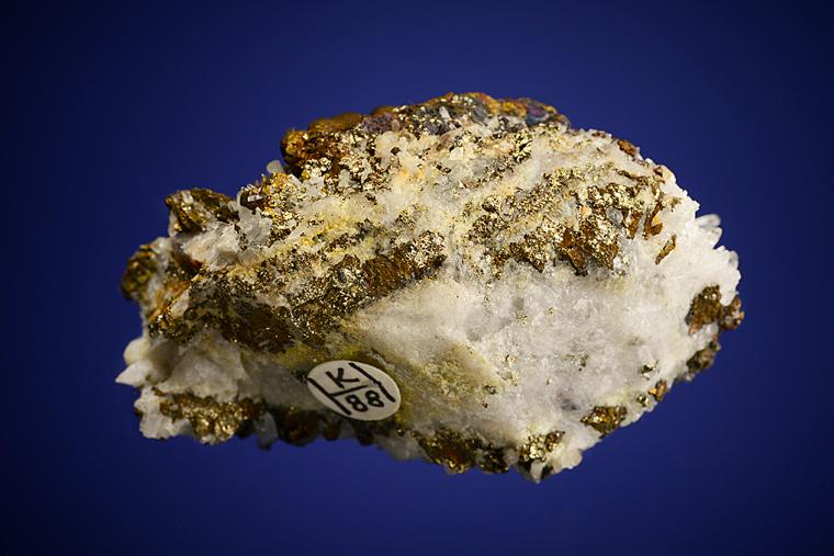 CHALCOPYRITE on QUARTZ