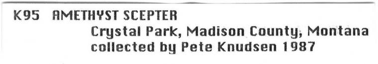 QUARTZ var. Amethyst