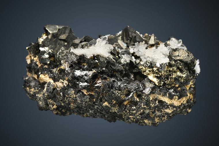 TETRAHEDRITE with PYRITE and QUARTZ