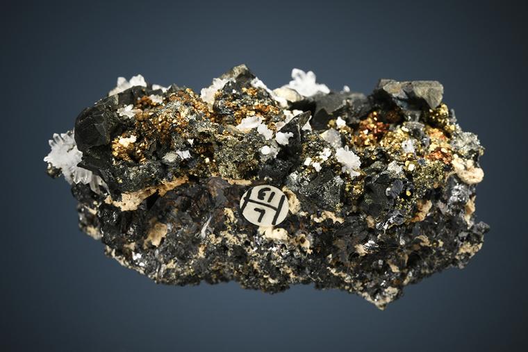 TETRAHEDRITE with PYRITE and QUARTZ