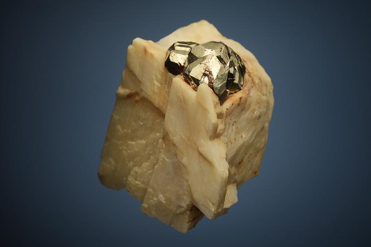 PYRITE on CALCITE