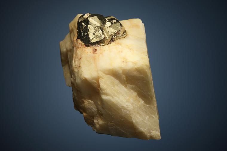 PYRITE on CALCITE