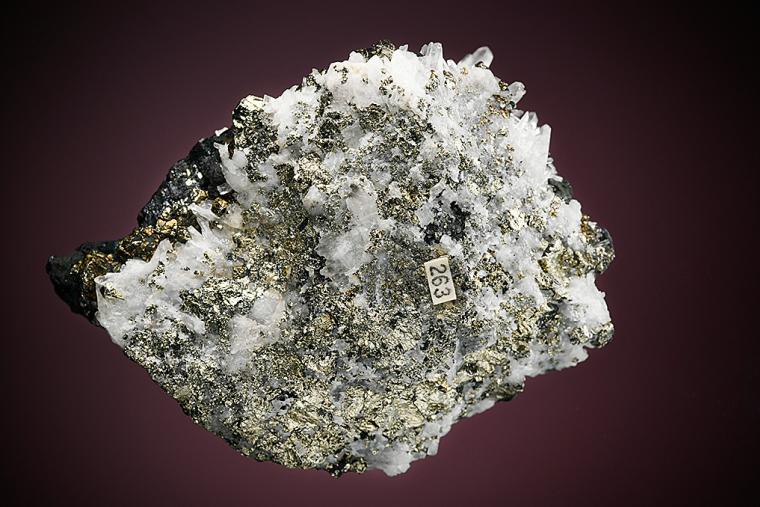 BORNITE on QUARTZ