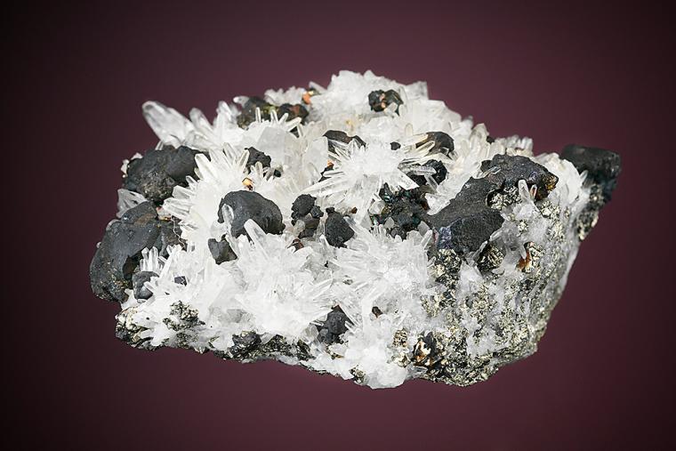 BORNITE on QUARTZ