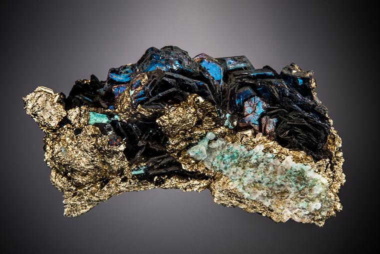 COVELLITE with PYRITE