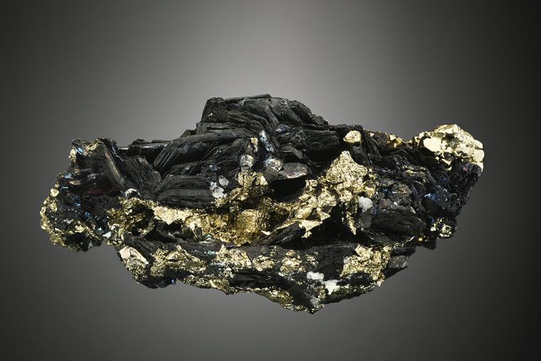 COVELLITE with PYRITE