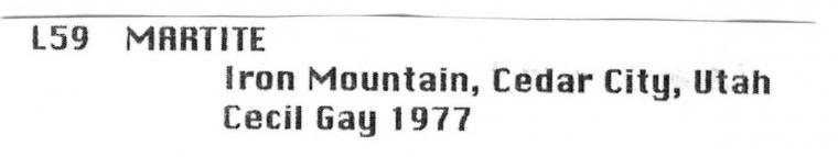 HEMATITE after MAGNETITE 