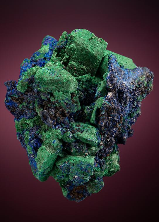 MALACHITE after AZURITE