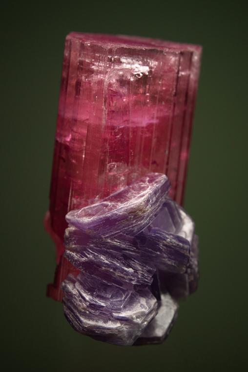 ELBAITE with LEPIDOLITE