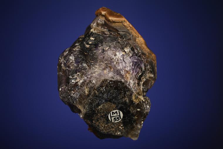 QUARTZ var. Onegite on QUARTZ var. Amethyst