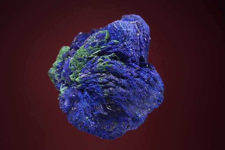 AZURITE with MALACHITE