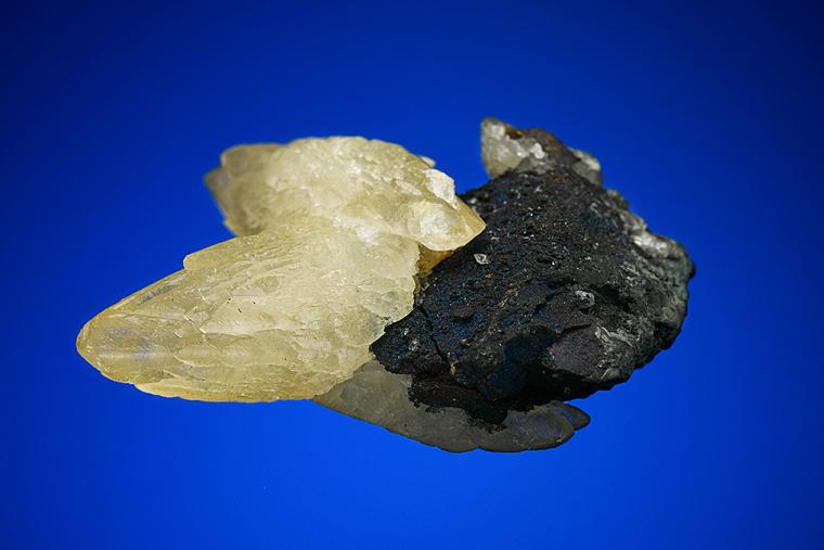 CALCITE on BORNITE