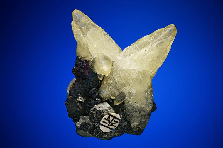CALCITE on BORNITE