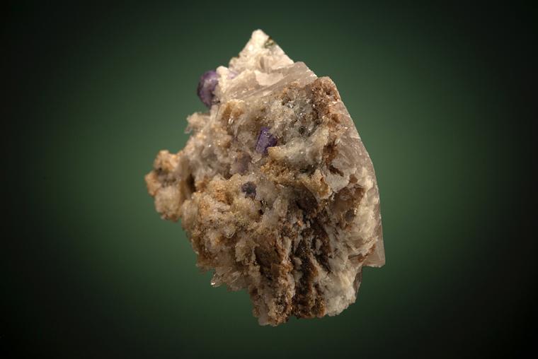 FLUORAPATITE with QUARTZ and COOKEITE