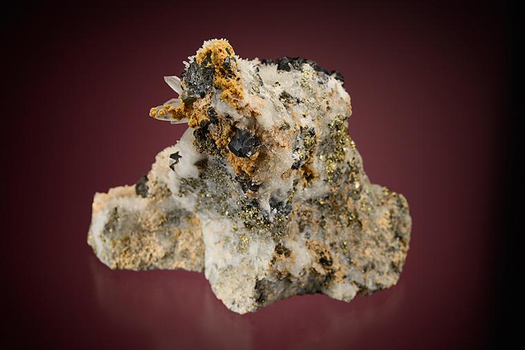 SPHALERITE on QUARTZ