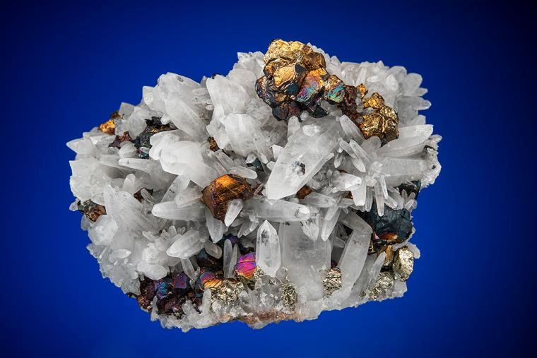PYRITE on QUARTZ