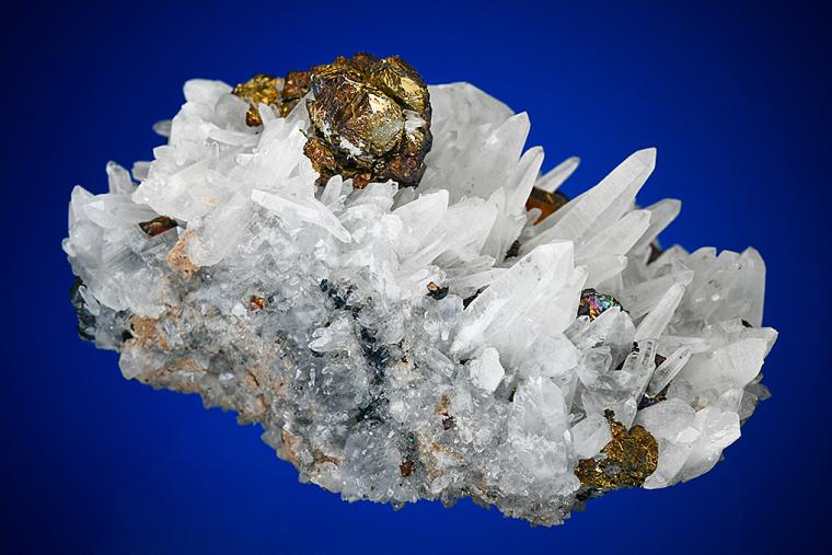 PYRITE on QUARTZ