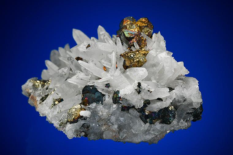 PYRITE on QUARTZ