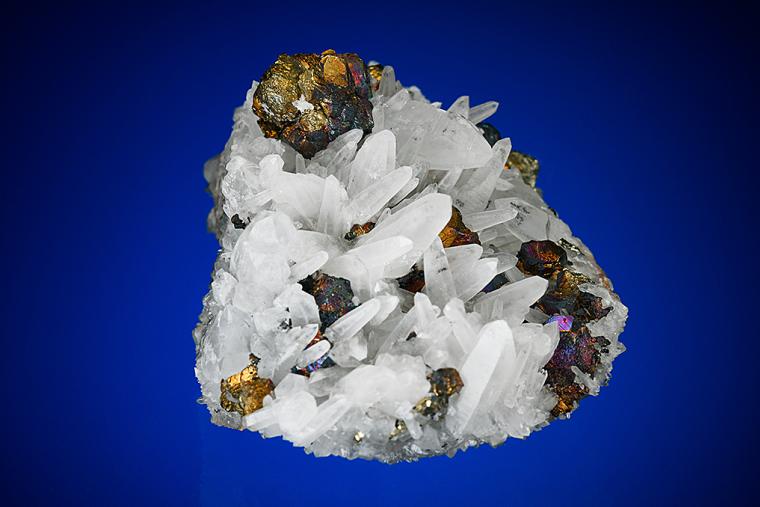 PYRITE on QUARTZ