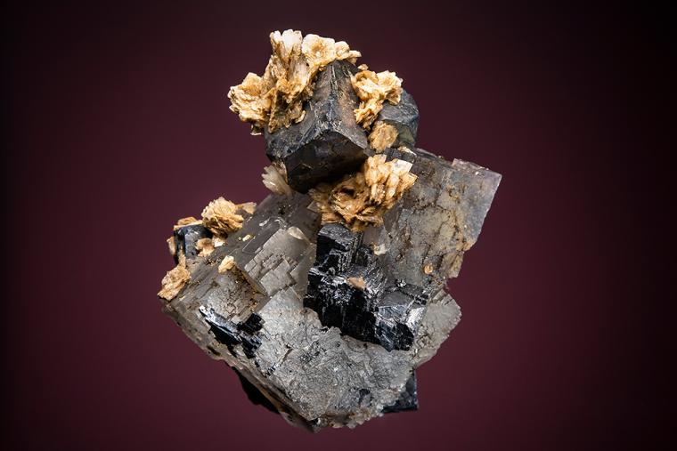 FLUORITE with GALENA and BARITE