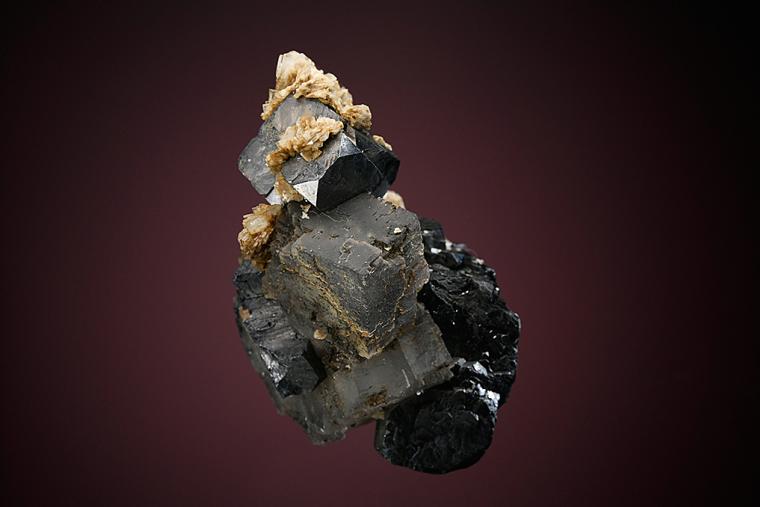 FLUORITE with GALENA and BARITE