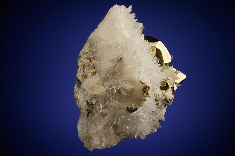 PYRITE on QUARTZ