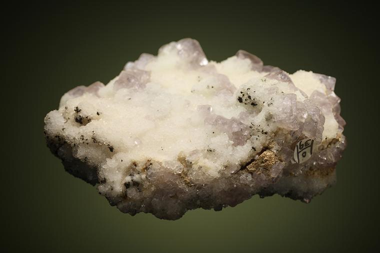 FLUORITE on QUARTZ