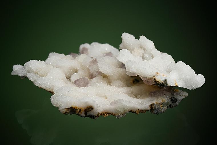 FLUORITE on QUARTZ