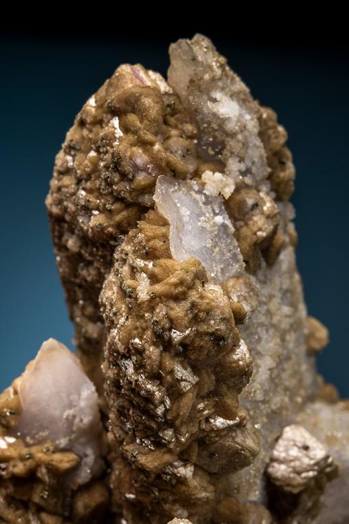 SIDERITE on QUARTZ