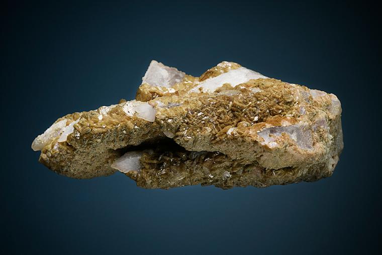 SIDERITE on QUARTZ