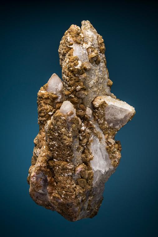 SIDERITE on QUARTZ
