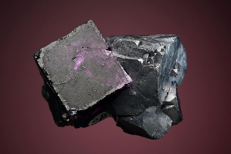 GALENA with FLUORITE