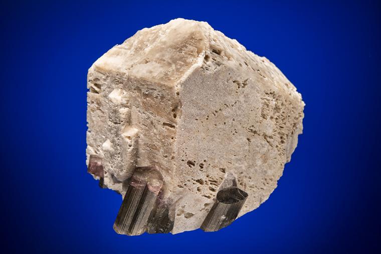 ELBAITE on MICROCLINE