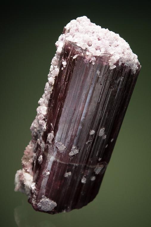 ELBAITE with LEPIDOLITE & ALBITE var. Cleavelandite