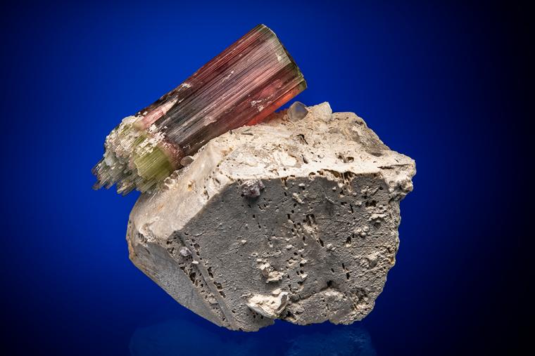 ELBAITE on MICROCLINE