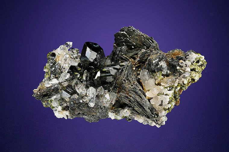 EPIDOTE with MAGNETITE