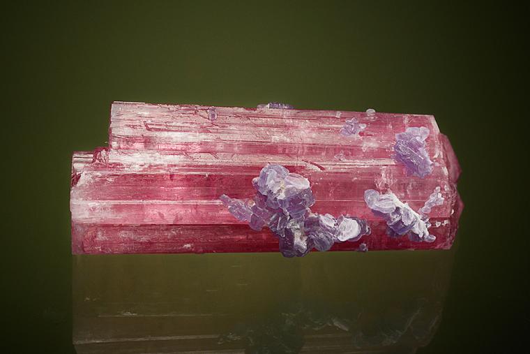 ELBAITE with LEPIDOLITE