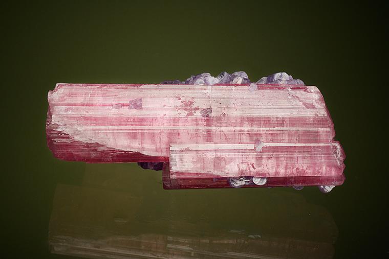 ELBAITE with LEPIDOLITE