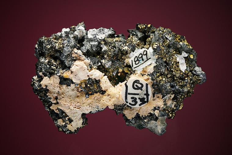 TETRAHEDRITE with PYRITE and QUARTZ