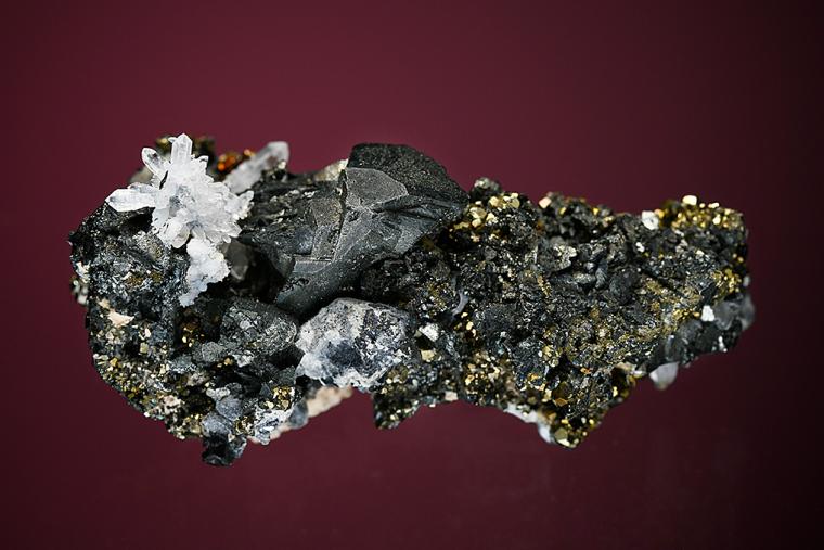 TETRAHEDRITE with PYRITE and QUARTZ