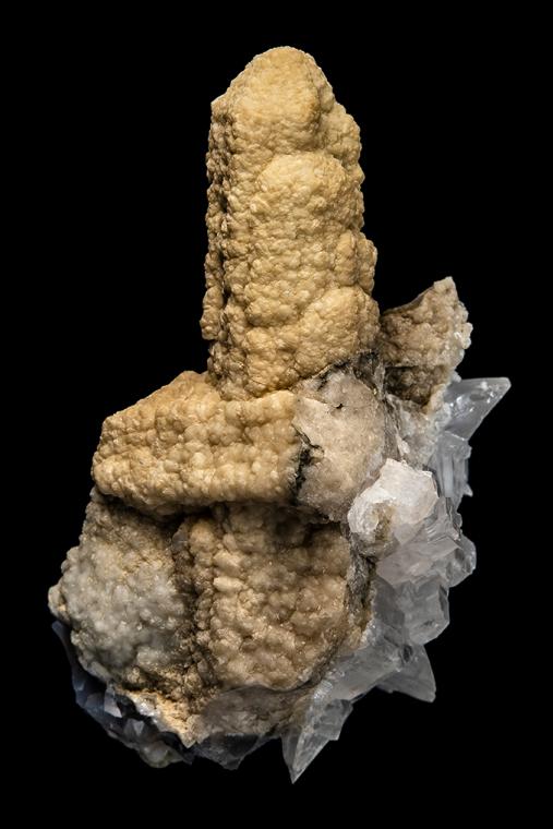 QUARTZ var. Chalcedony after ARAGONITE