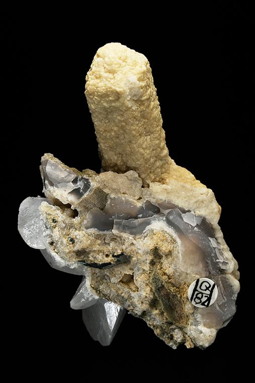 QUARTZ var. Chalcedony after ARAGONITE